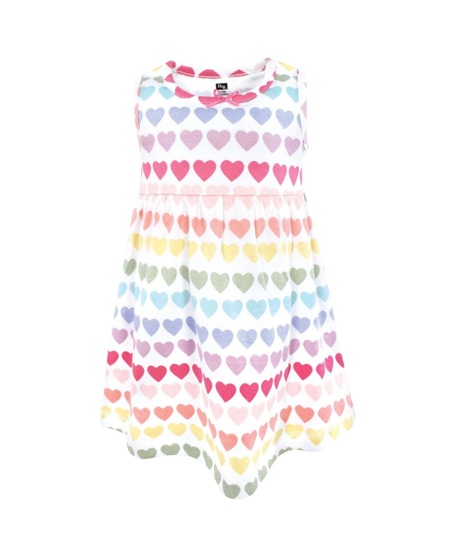 Baby Girls Hudson 0-24M Cotton Dress and Cardigan Set, Cascading Hearts