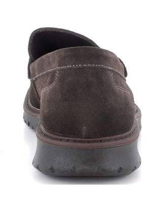 Men’s Mateo Made in Italy Suede Penny Loafers