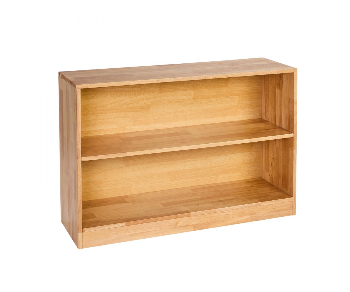 Slickblue 2-Tier Wooden Toy Storage Organizer with Dual Cubbies for Home Use