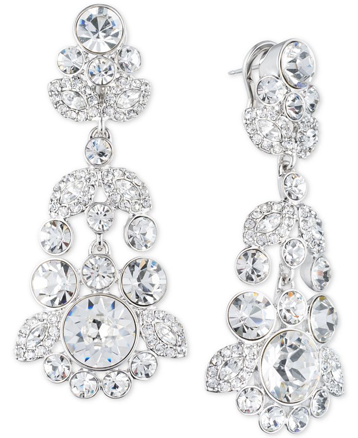 Givenchy Ornate Crystal Chandelier Earrings - Macy's