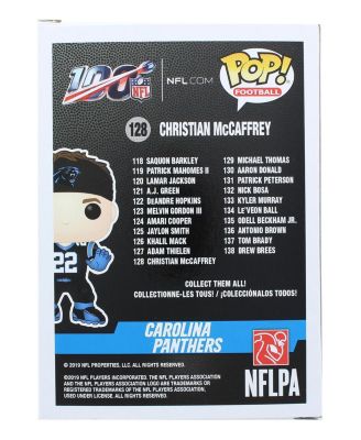 Carolina Panthers NFL Funko POP Vinyl Figure | Christian McCaffrey