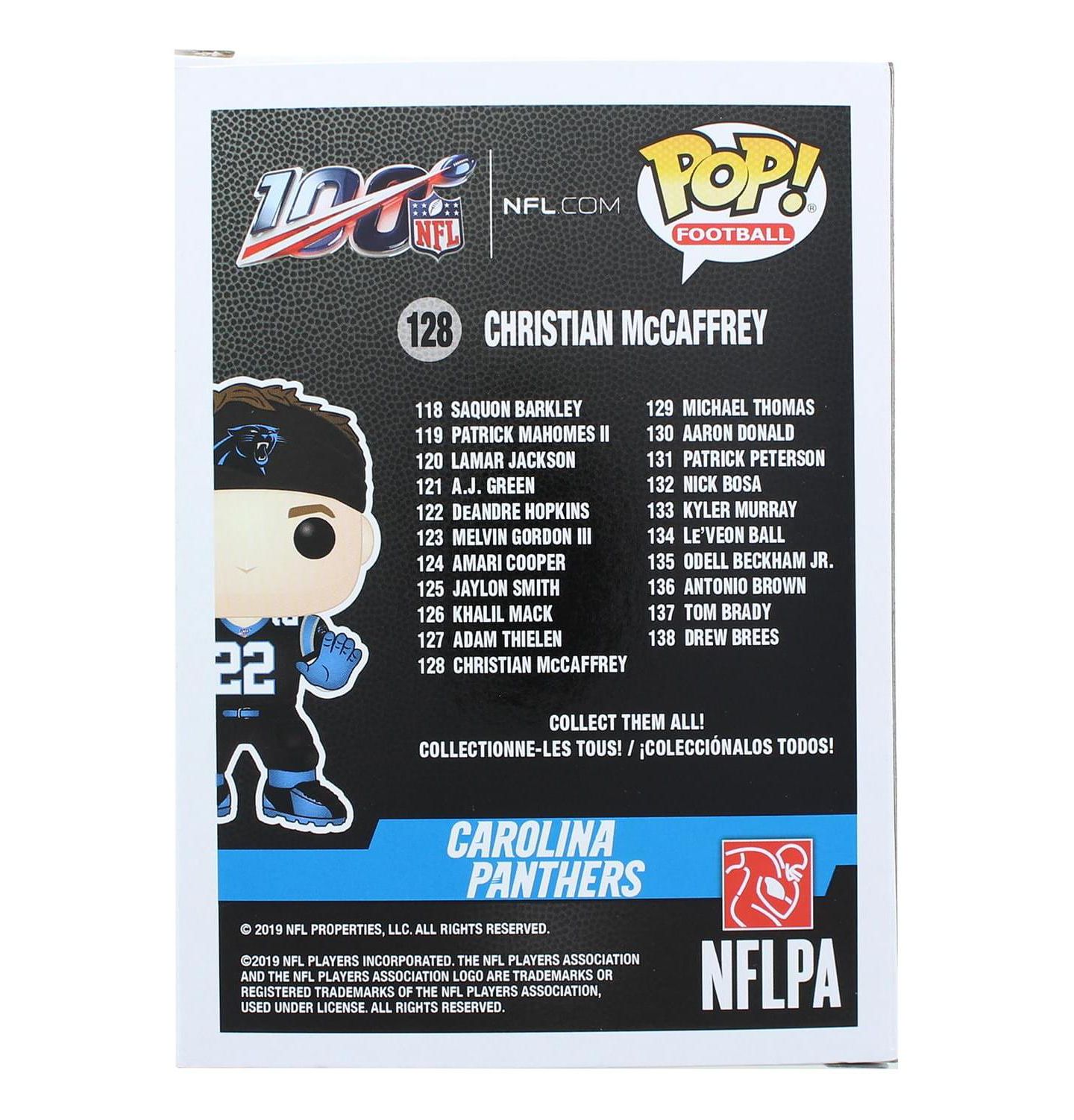 Детская фигурка Funko Pop! Carolina Panthers Christian McCaffrey 3.75" Action Figure — фото 2