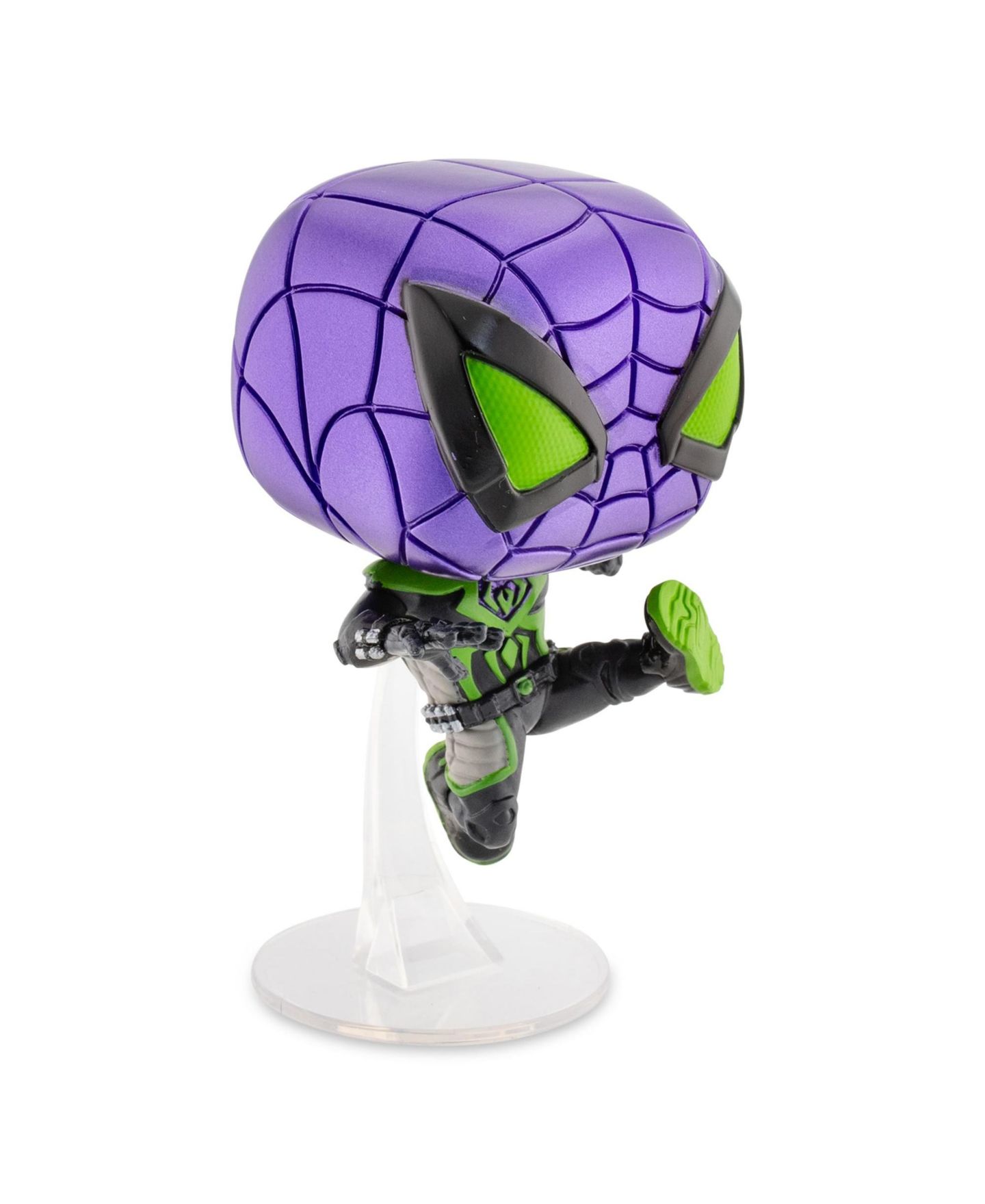 Детская фигурка Funko Pop! Miles Morales Purple Reign Suit 3.75" Stylized Vinyl Figure, Ages 3+ — фото 4