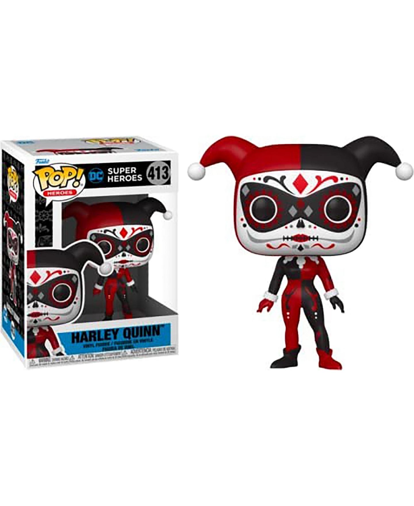 Детская фигурка Funko Pop! Dia De Los Harley Quinn 3 3/4" Collectible Vinyl Figure, Ages 3+ — фото 3