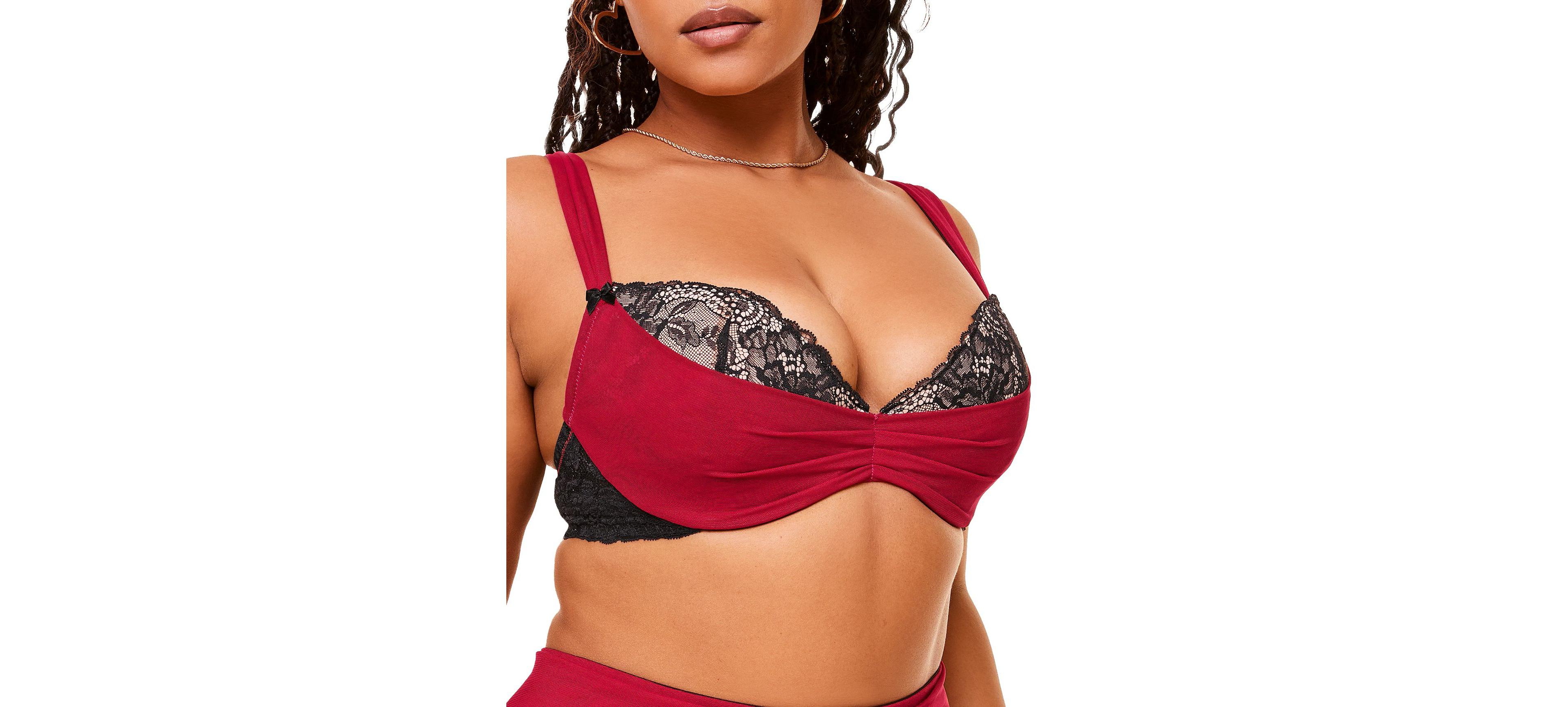 Adore Me Clairabella Women's Plus-Size Contour Demi Bra