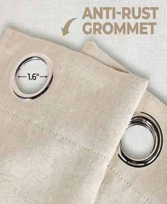 Senna Textured Blackout Curtain Set of 2 Panels, 42"x 108"