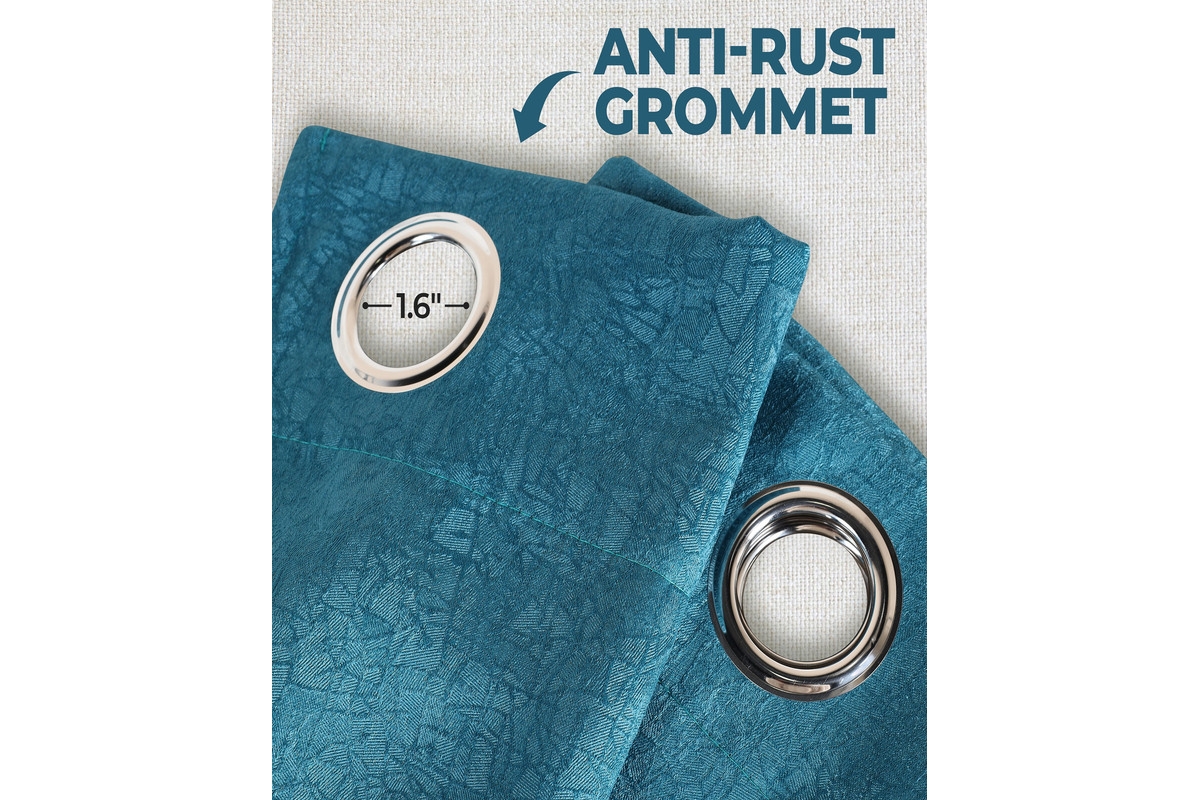 Superior Senna Textured Blackout Curtain Set of 2 Panels