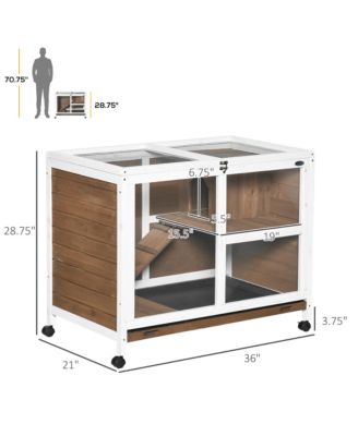Small Rabbit Cage, Desk and Side Table Sized, Waterproof