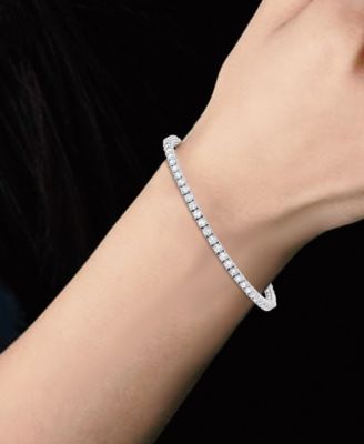 Diamond Four Prong Tennis Bracelet (4 ct. t.w.) in 14k White Gold