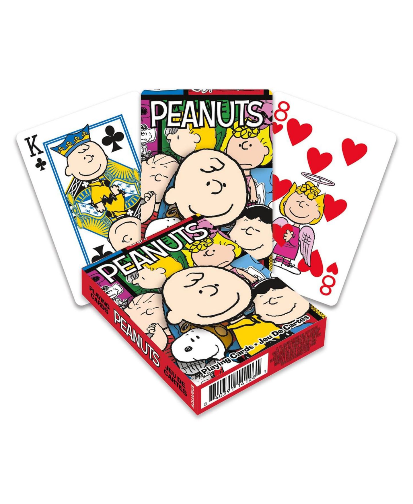 Детские игрушки NMR Distribution Peanuts Cast Playing Cards 52 Card Deck + 2 Jokers — фото 1