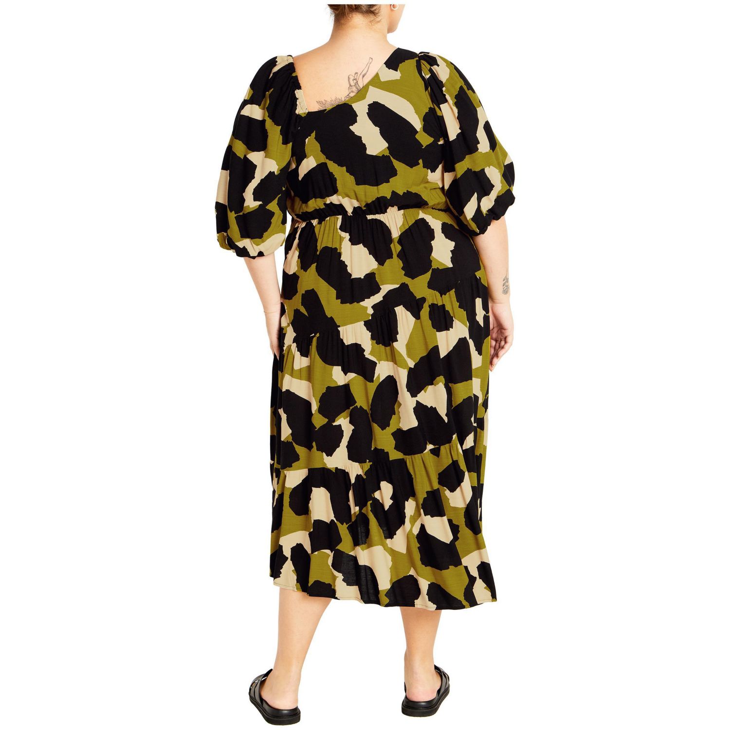 Plus Size Aria Print Dress