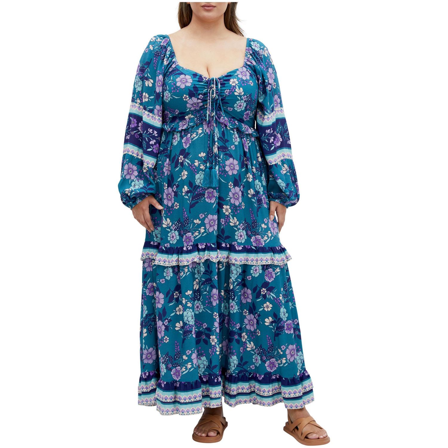 Women's Plus Size Jayla Border Dress