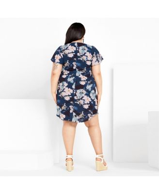 Women's Plus Size Megan Print Dress