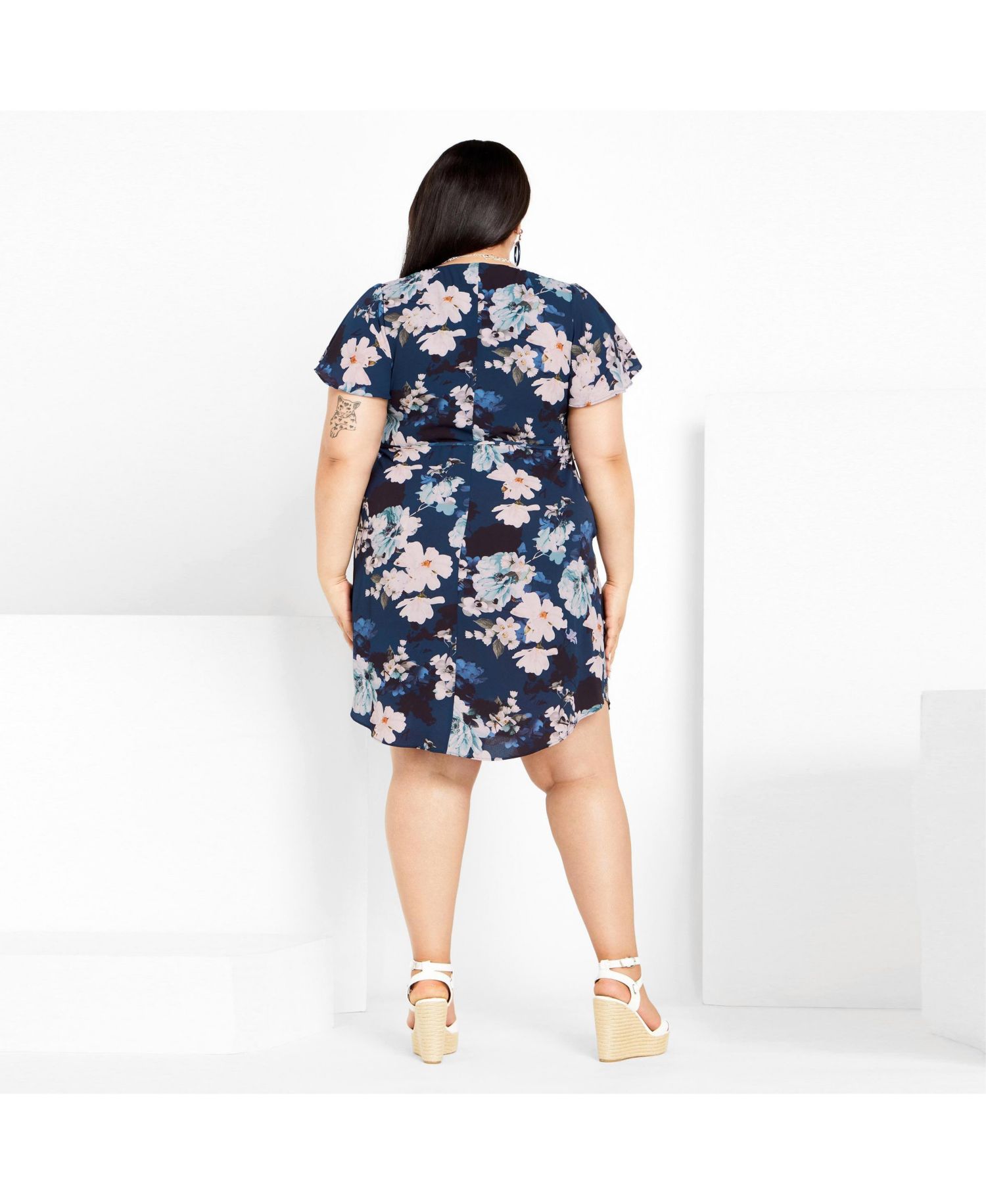 Plus Size Megan Print Dress