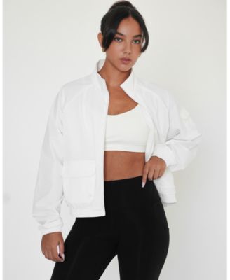 Women's Cargo Nylon Windbreaker Jacket