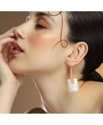 Women's The Puffer-Glaze Hoop Earrings - Rose Gold