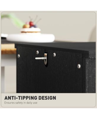 3 Drawer File Cabinet, Filing Cabinet for A4 or Letter Size