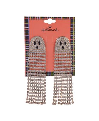 Clear Stone Ghost Earrings