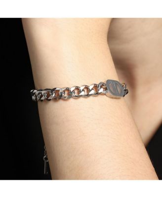 Women's The Curved-Link Chain Bracelet - Metallic Silver