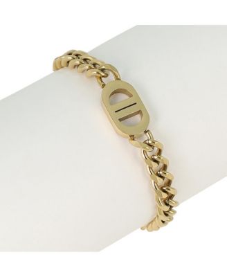 Women's The Curved-Link Chain Bracelet - California Gold