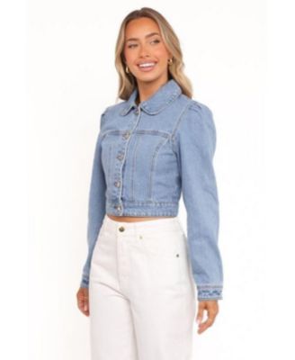 Women's Faven Cropped Denim Jacket