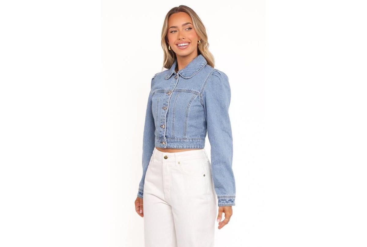 Petal and Pup Women's Faven Cropped Denim Jacket