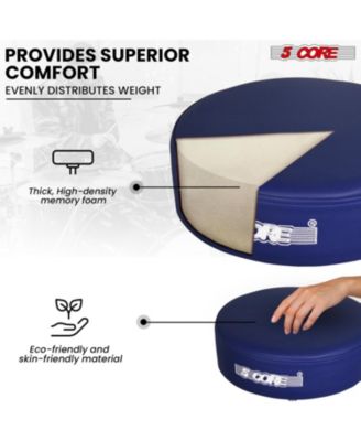 Drum Throne 4" Thick Padded Guitar Stool 441Lb Capacity 20-26” Adjustable Drummer Chair