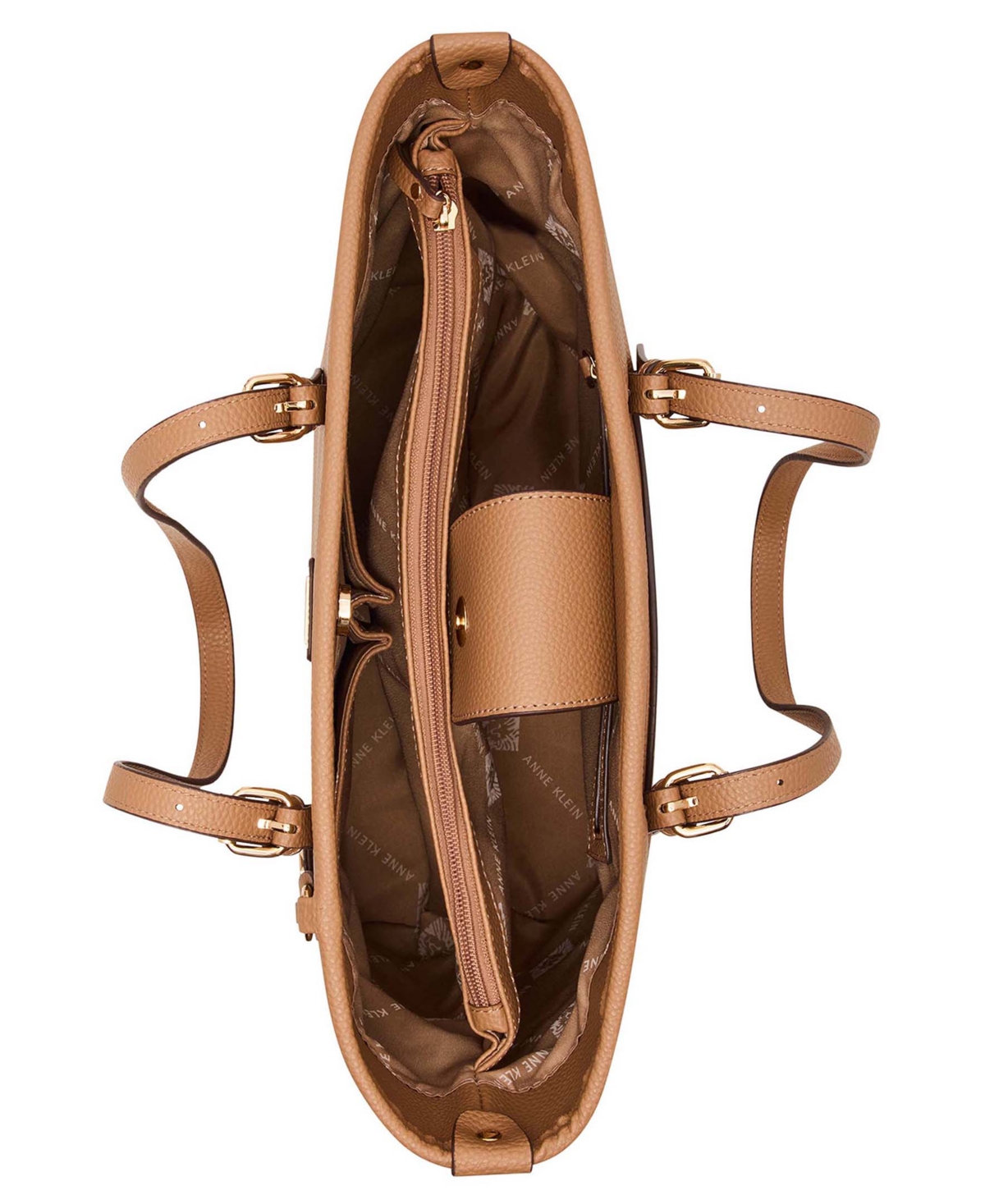 Anne Klein Carry All Large Perfect Tote Bag In Brown