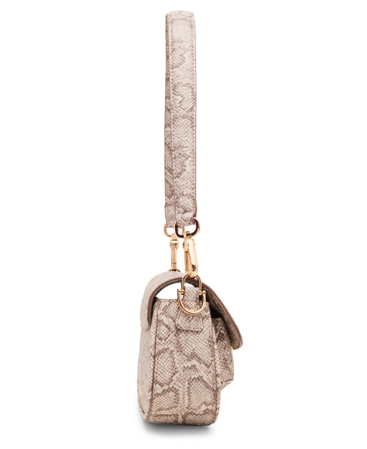 Anne Klein Crescent Small Shoulder Bag In Animal Print