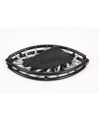 Foldable Mini Trampoline, 36" Round Portable Fitness Rebounder, Black