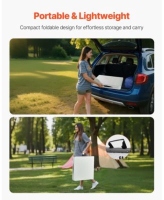 Lightweight Foldable Table with Handle for Outdoor Trips