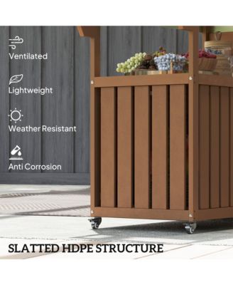 Multi-Functional Camping Cart for Cooking and Food Storage