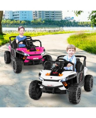 12V Kids Ride on Truck Off-Road UTV with Parental Remote and Lights