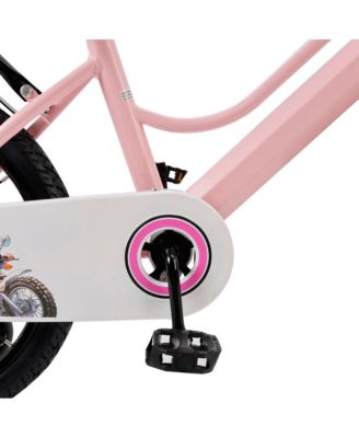 18-Inch Kids Bike with Anti-Pinch Chain Guard & Anti-Tip Training Wheels for All-Round Protection