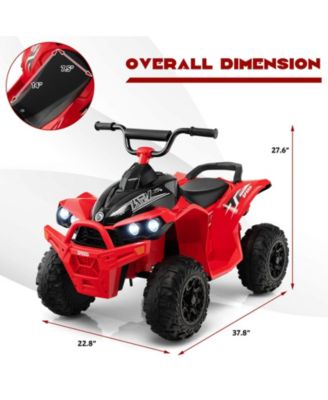 12V Kids Ride On ATV with High/Low Speed and Comfortable Seat