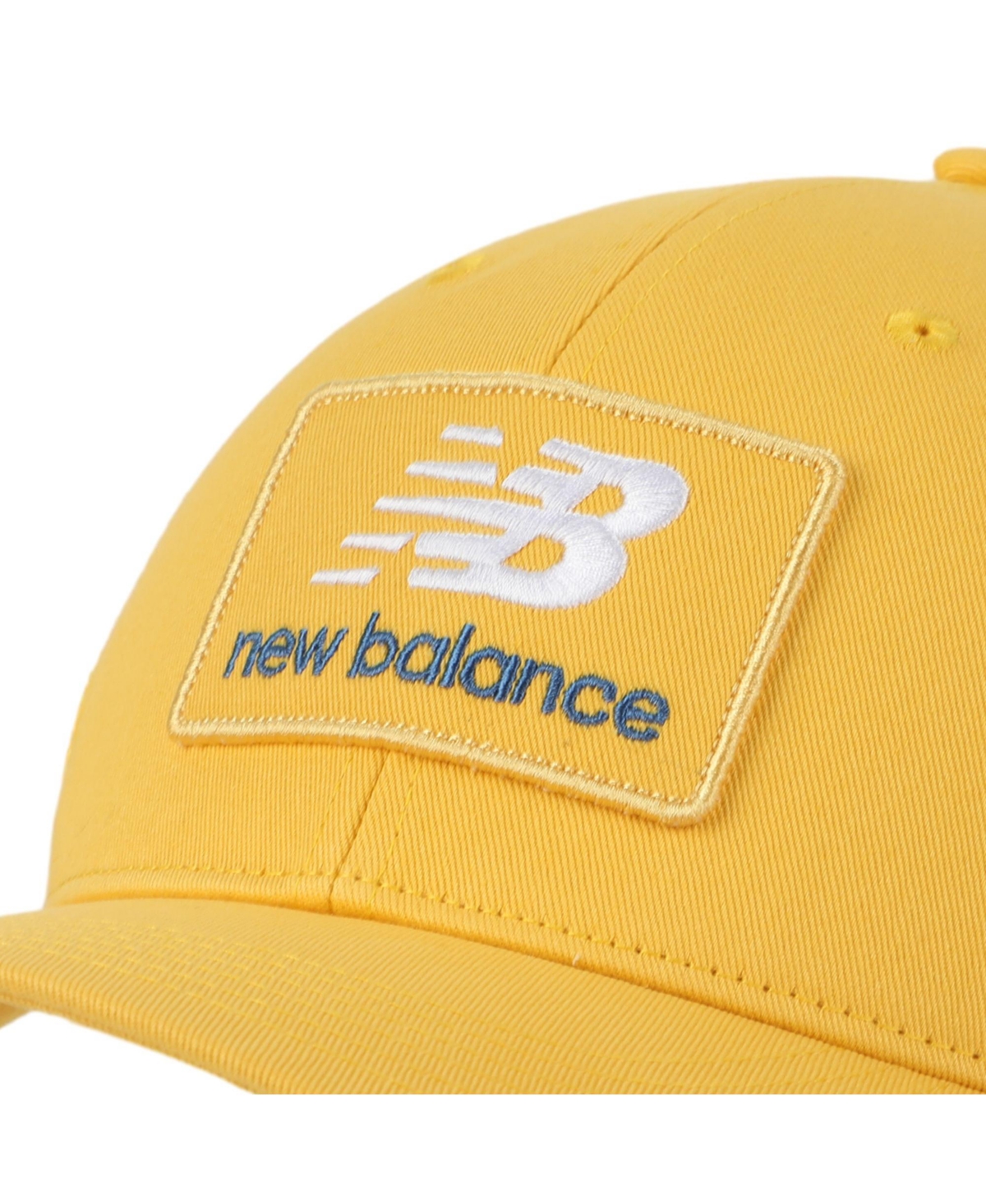 New Balance Men's Stacked Patch Logo Clementine Trucker Hat