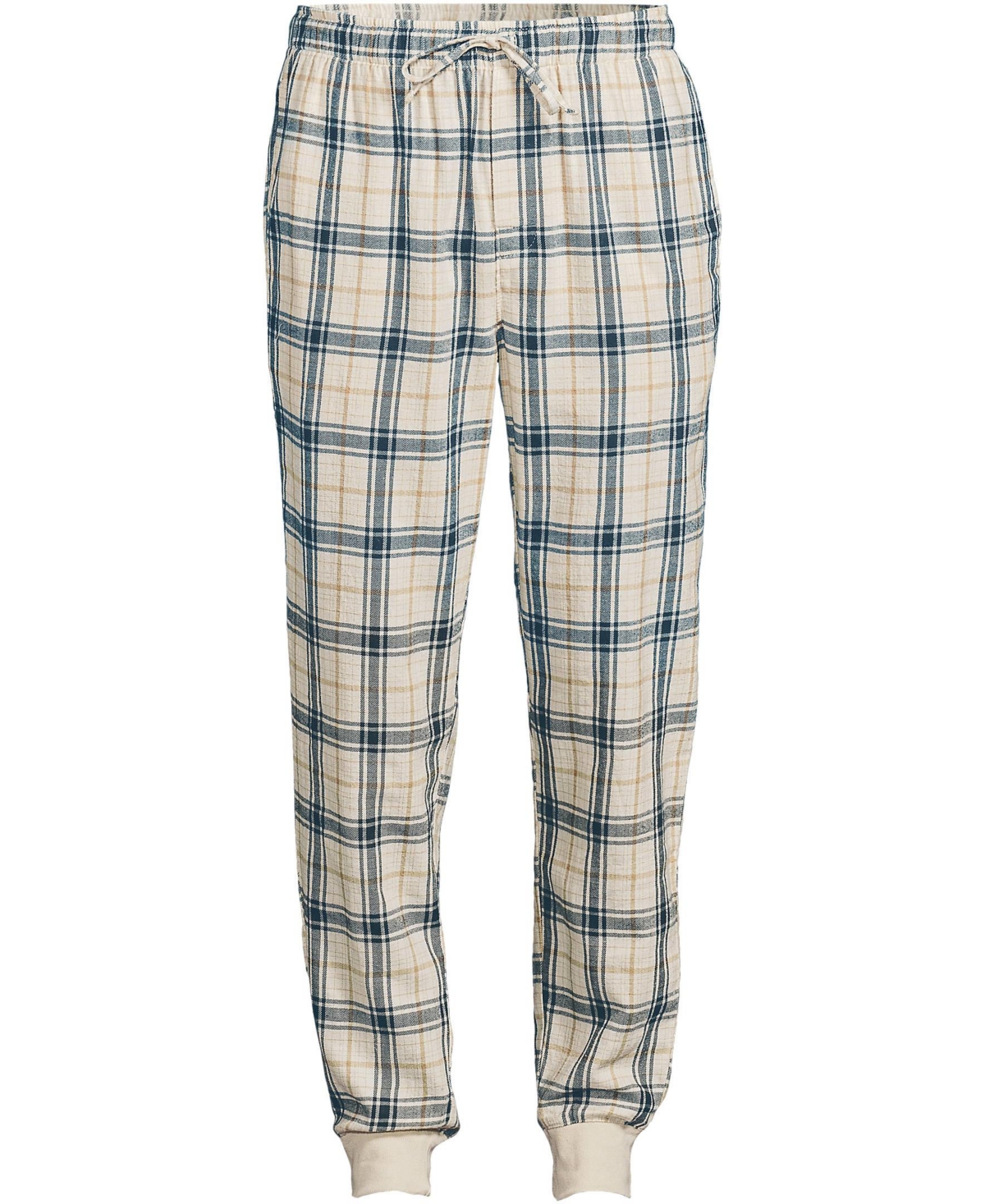 Lands' End Big & Tall Flannel Jogger Pajama Pants