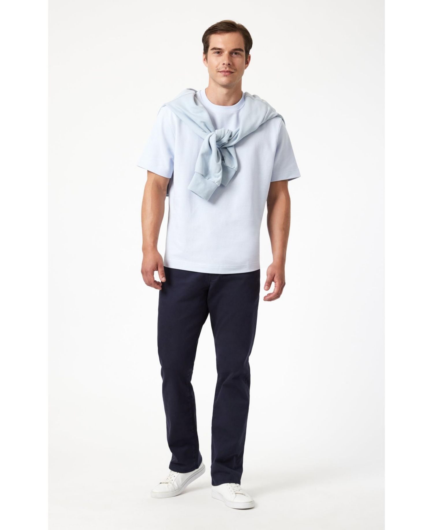 Men's Matt Regular Rise Relaxed Leg In Casual Twill Pants