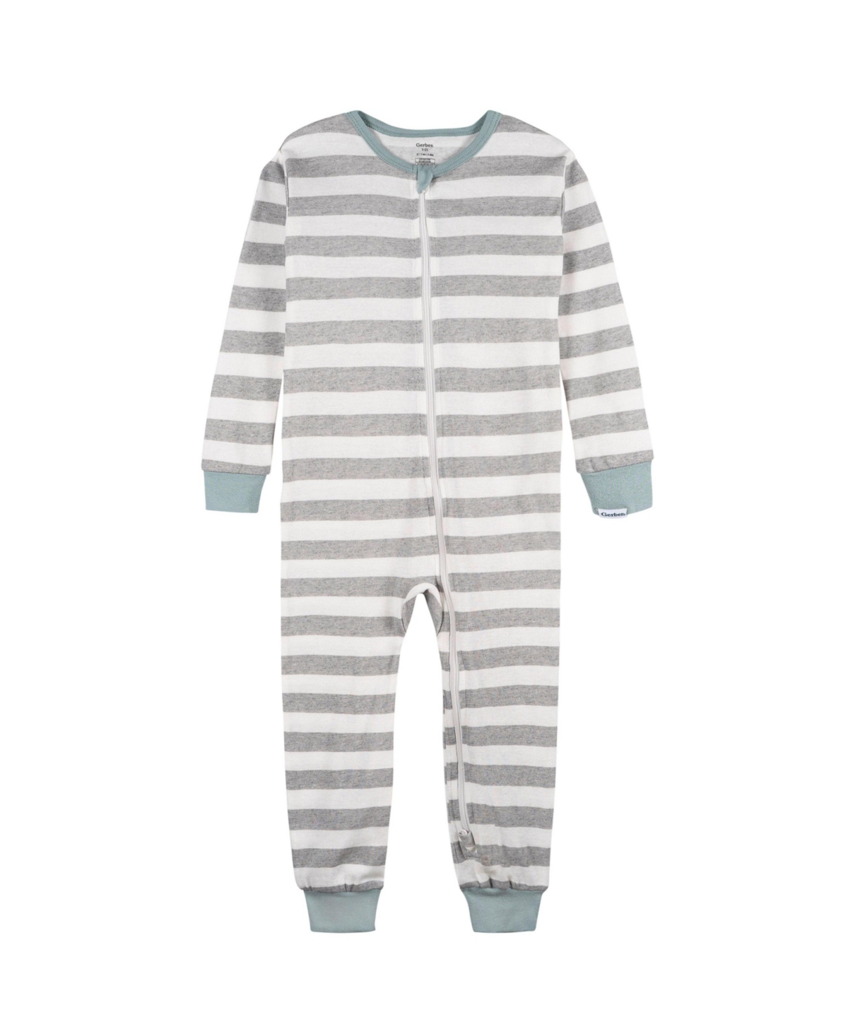 Gerber Toddler Boys 2-Pack Snug Fitting Footless Pajamas, Blue Snowman