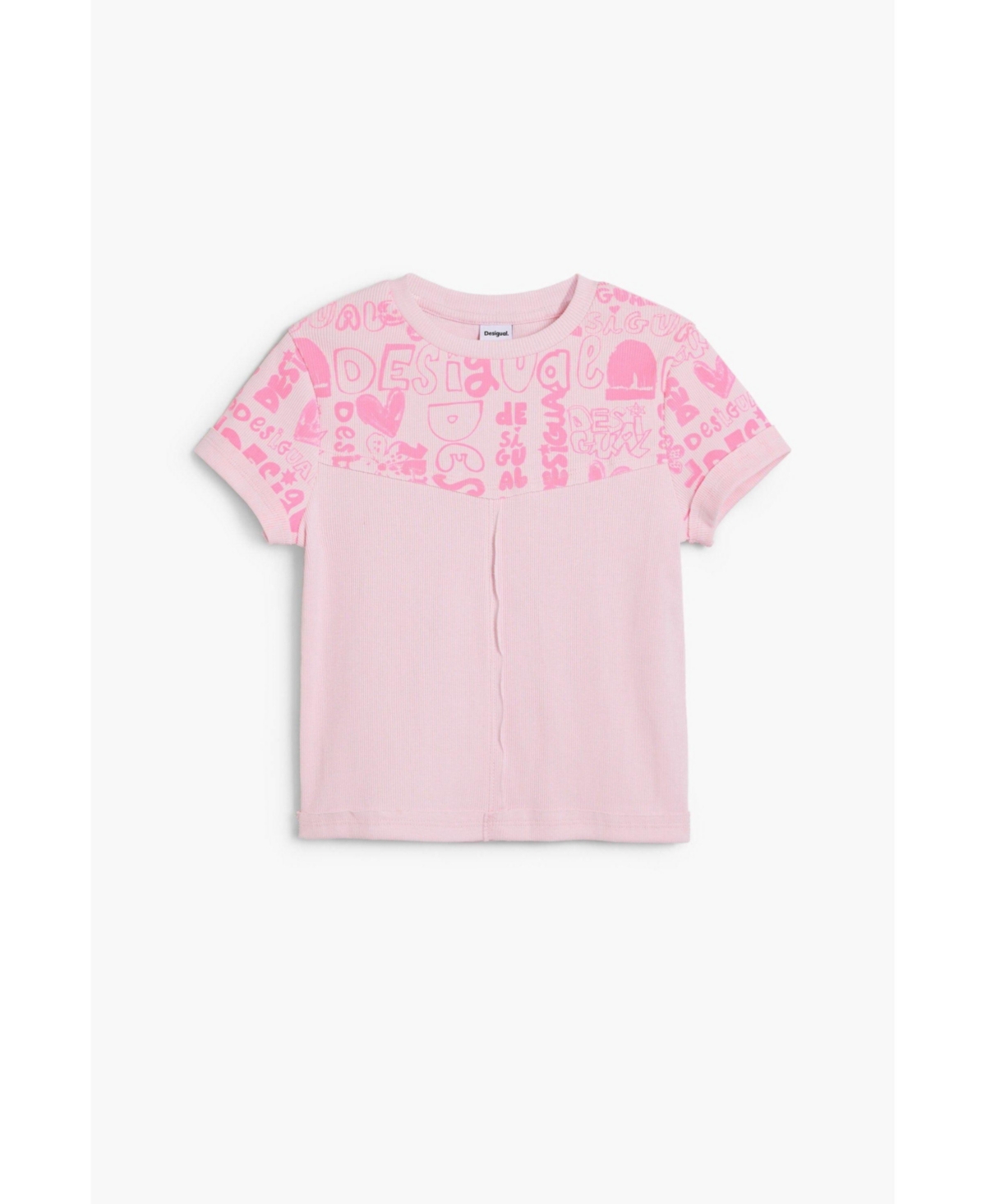 Desigual Girls Girls's Short-sleeve T-shirt with lettering