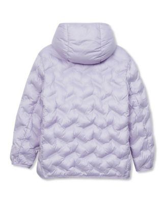 Girls Water Resistant Seamless Quilt Insulated Jacket