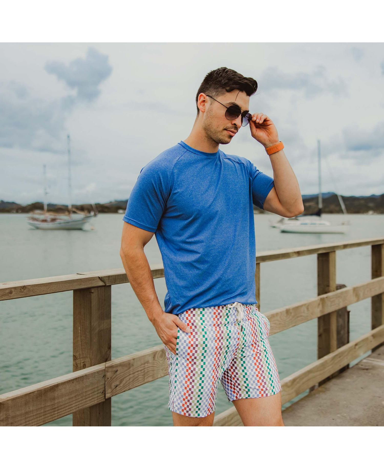 Men's Block Party Swim Short