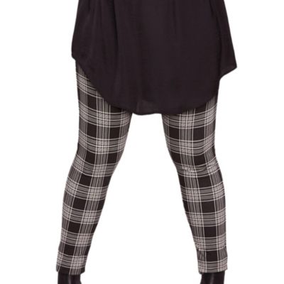 Plus Size Cotton Spandex Full Length Leggings