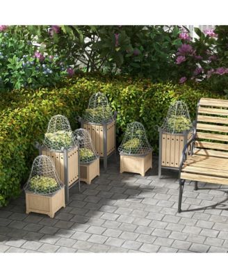 6 Pack Garden Chicken Wire Cloche, Animal Plant Protectors