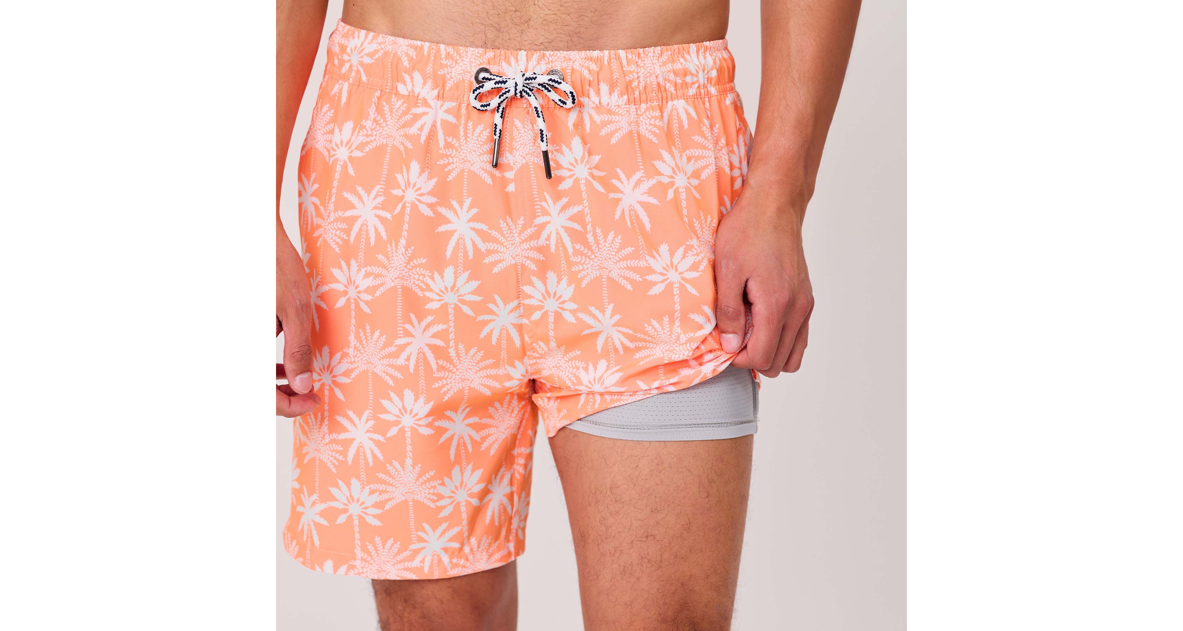 Snapper Rock Men's Cali Palms Recycled Swim Short
