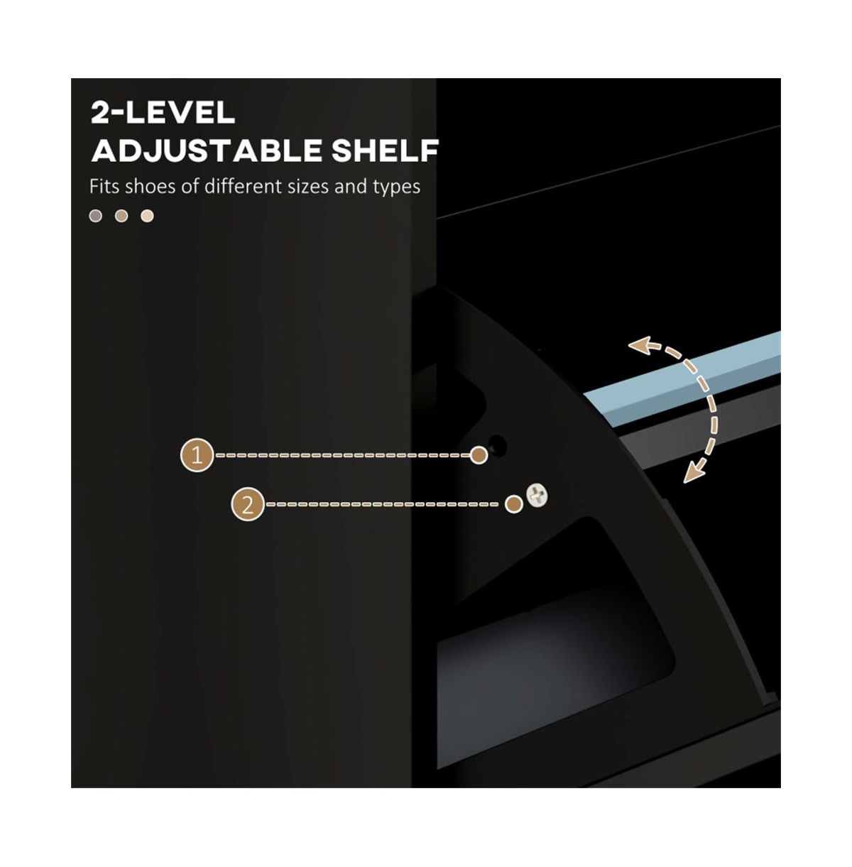 Multi-Layer Shoe Storage Cabinet for Organized Shoe Display