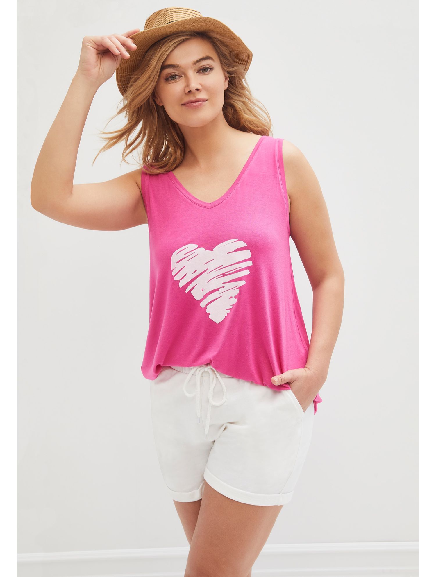 Women's French Terry Drawstring Shorts