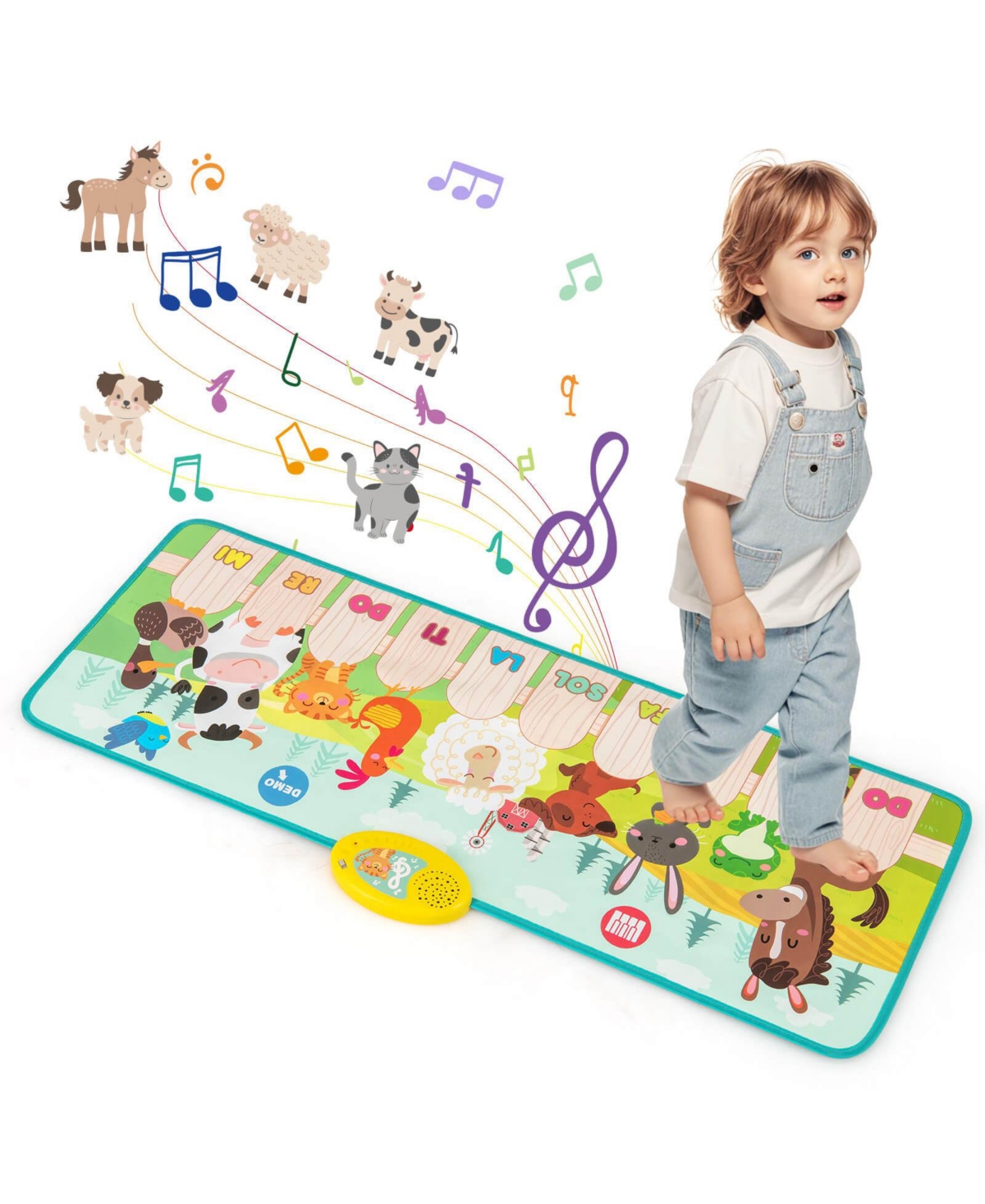 Floor Piano Mat for Toddlers Baby Musical Touch Dancing Keyboard Play Mat Gift