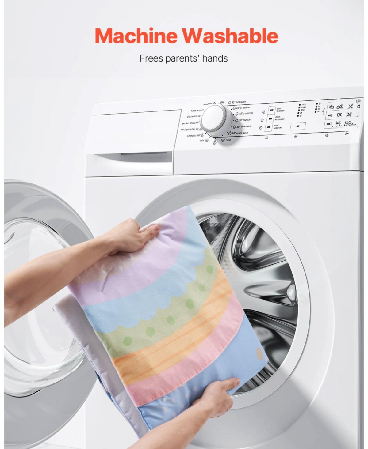 Slickblue Baby Play Gym Mat with 6 Sensory Toys, Tummy Time Activity Mat 35" x 35