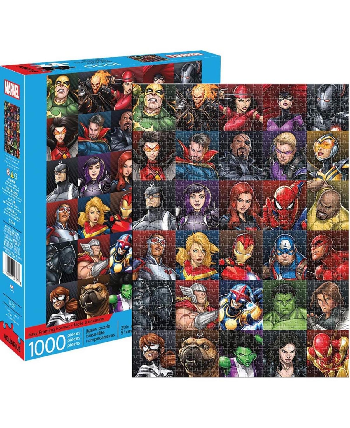 Marvel Heroes Collage 1000 Piece Jigsaw Puzzle